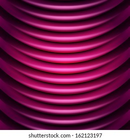 Purple background abstract folds or liquid waves illustration of wavy folds