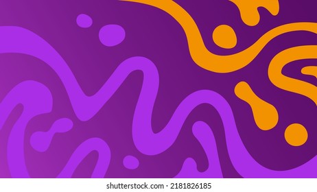 fondo púrpura con líneas onduladas abstractas