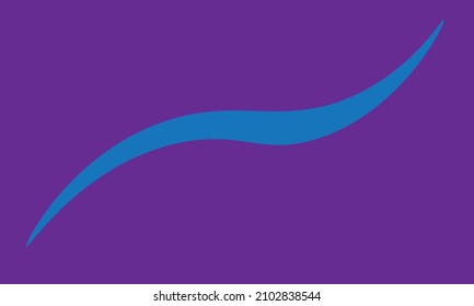 violetter Hintergrund und blaue, gebogene Linien. Dieser Hintergrund eignet sich für Präsentationshintergründe, Handyhintergründe und mehr.