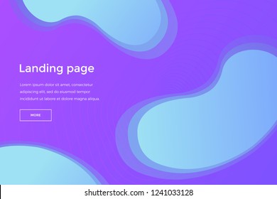 Purple background with blue fluids. EPS 10