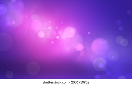 Purple background bokeh light for vector magic holiday happy new year poster design