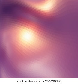Purple background with bright luminous spot made in vector