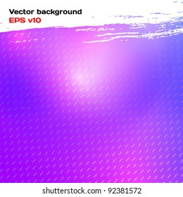 Purple background with brush stroke. Glow and convexity. Vector illustration