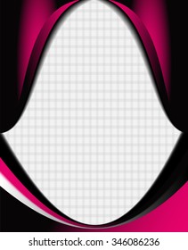 Purple background curve line on space shadow overlap and dimension modern texture pattern for text and message website design
