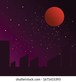 purple background design circle dark night