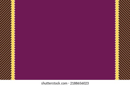 Fondo púrpura con rectángulos marrones colocados diagonalmente con puntas amarillas como marco. Fondo con espacio de copia o marcador de posición de texto. Adecuado para tarjeta, presentación, señalización y fondo.