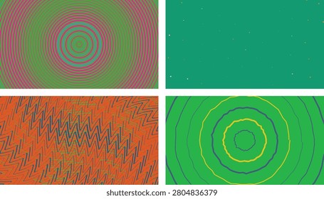 Purple background with erratic green lines, wavy texture, dynamic abstract pattern, energetic visual, modern art.