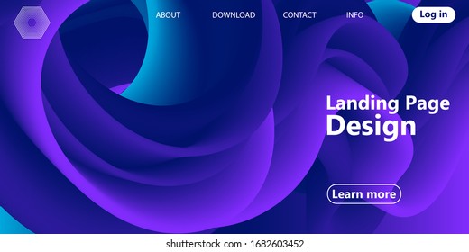 Purple Background. Fluid Flow. Landing Page. Vibrant Color. Fluid Shape. Abstract Flow. Vibrant Gradient. Trendy Poster. Colorful Futuristic Gradient. Fluid Background. 3d Fluid Banner.