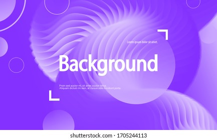 Purple Background. Fluid Flow. Landing Page. 3d Fluid Poster. Abstract Flow. Trendy Poster. 