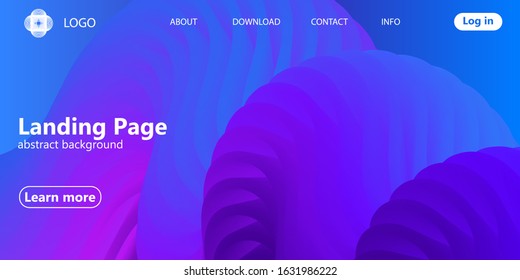 Purple background. Fluid shape. Abstract flow. Trendy poster. Colorful futuristic gradient. Geometric background. 3d fluid banner.