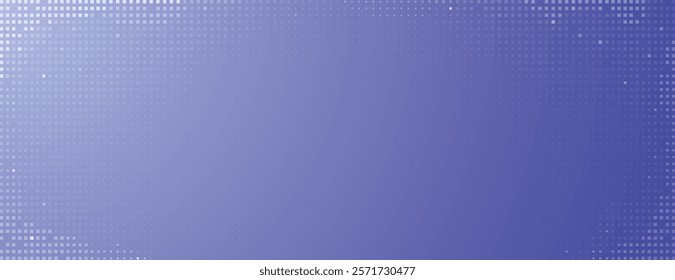 Purple background with a gradient texture. The background features a dotted pattern, creating a modern purple digital effect. Minimal halftone dotted texture vector background