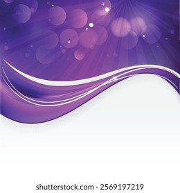Purple Background Graphic Design Template