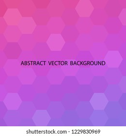 purple background of hexagons. polygonal style