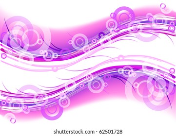 purple background as line wave