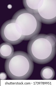 Purple Background With Magic  Lighting Balls