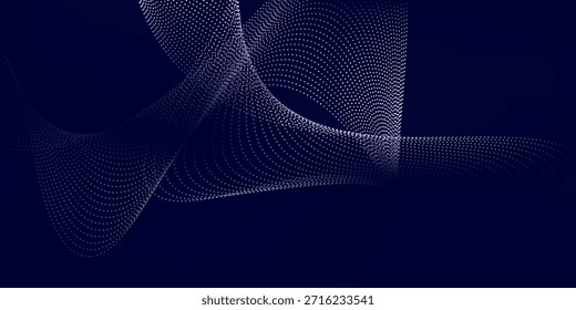 Fondo púrpura con muchas partículas brillantes. Información digital moderna línea de partículas Fondo de pantalla resplandor abstracto bueno