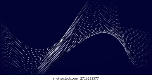 Fundo roxo com muitas partículas brilhantes. Informação digital moderna partículas linha papel de parede