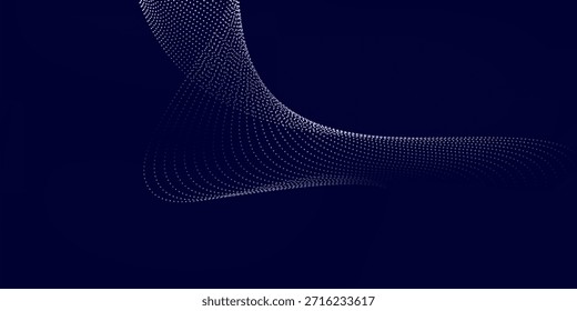 Fondo púrpura con muchas partículas brillantes. Información digital moderna línea de partículas Fondo de pantalla resplandor abstracto bueno