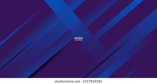 Purple background with modern corporate concept. Blue rectangle pattern illustration for business, company, institution, party, celebration, seminar and lecture. eps10