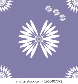 fondo púrpura sobre el vector de patrón abstracto blanco
