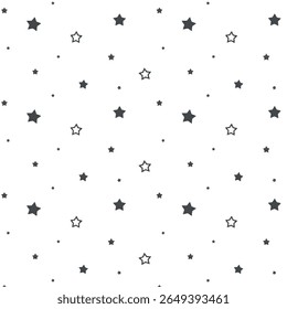 Purple background on yellow stars pattern vector