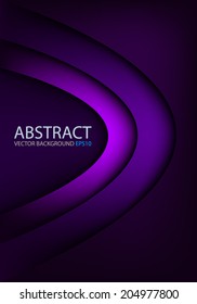 Purple background overlap multi layer curve line background for text and message design