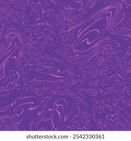 Plano de Fundo Roxo com Linhas de Liquidez Extremamente Distorcidas Rosa