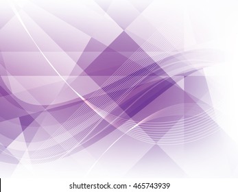 Purple background with rectangles, squares, triangles and lines vector illustration.