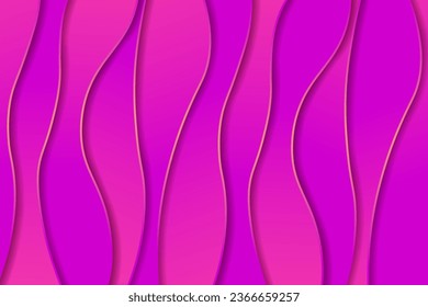 Purple background with smooth wavy vertical shapes with gradient.