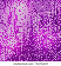 Purple  Background Of Sparkling Sequins