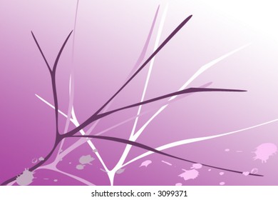 Purple background sticks