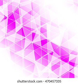 purple background transparent triangles. polygonal design. vector illustration. for the design of your business plans, presentations, wallpapers
