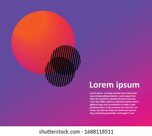 Fondo púrpura, Diseño de tendencias, Fondo abstracto, carteles, volantes gráficos vectoriales