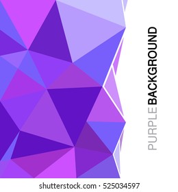 Purple Background with Triangle Pattern