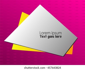 Purple background vector infographic information graphic for message and text design
