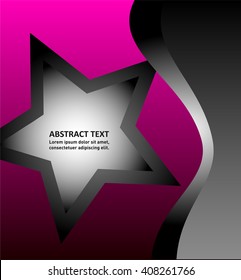 Purple background vector overlap dimension on white background square line for text and message design
