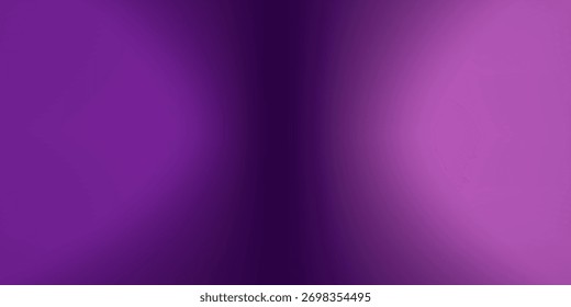 Pared de fondo púrpura Sala de estudio con focos, sombra en el piso. Espectáculo de escenario de fondo violeta oscuro vacío con concepto de luz de neón, soporte de podio de exhibición de hiedra 3D de Vector 