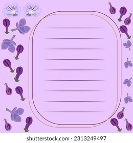 Purple background, wallpaper, card, greeting card, banner, invitation writing template.