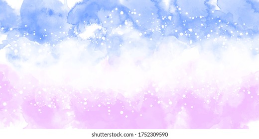 Purple background watercolor. Purple splash watercolor. Water color backdrop. Purple background watercolor. Abstract Purple splash watercolor on white background.