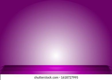 purple background and white glow and there is a base on the bottom