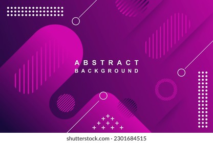 A purple background with a white and purple background and a white lines that say abstract