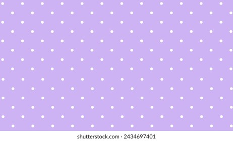 Purple background with white polka dot