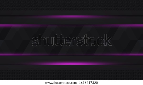 Purple Backlight Layout Design Tech Purple Stock Vector (Royalty Free ...