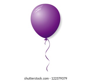 Purple balloon