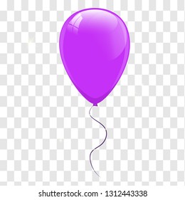 Purple balloons. Vector illustration