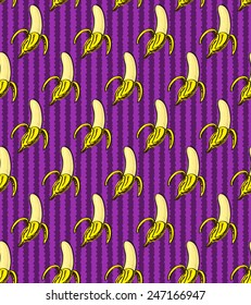Purple banana pattern