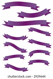 Purple Banner Set