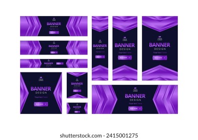 Purple banners set with CTA buttons: Read more.