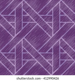 Purple Basket Weave Pattern Seamless Vector Background Tile
