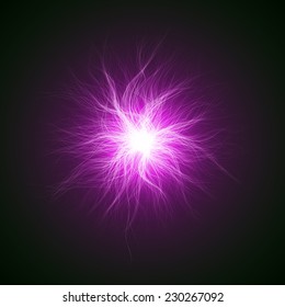 purple beam abstract vector background